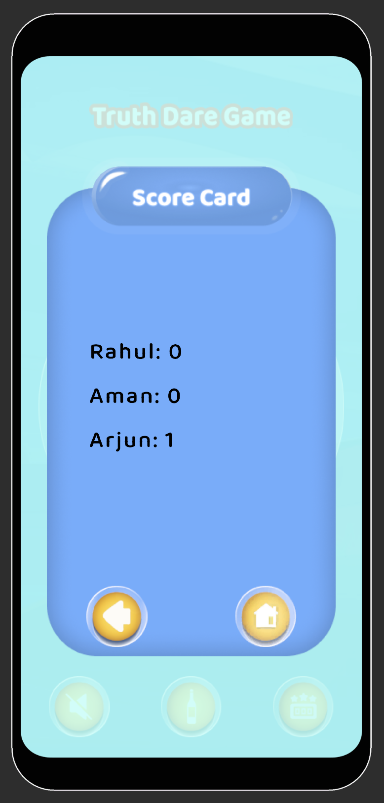 Truth & Dare ScorePanel